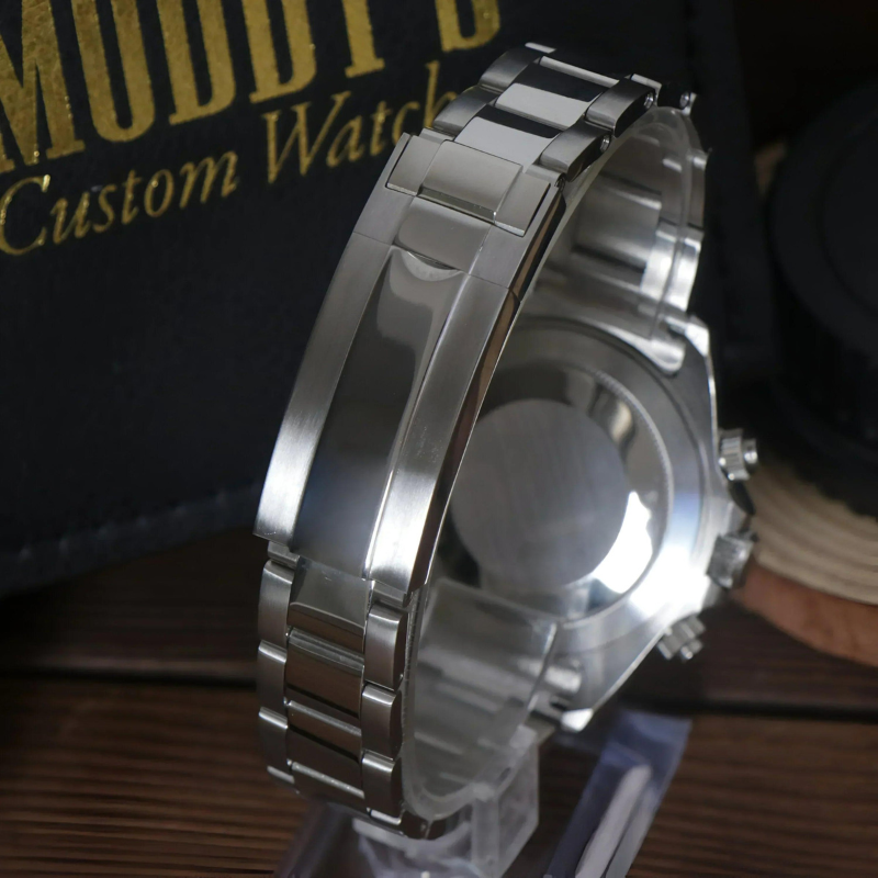 Seitona “Silver & Green” – 40mm Hybrid Chronograph Watch