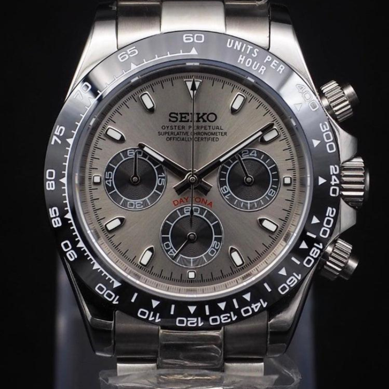 Seitona “Grey” – 40mm Hybrid Chronograph Watch