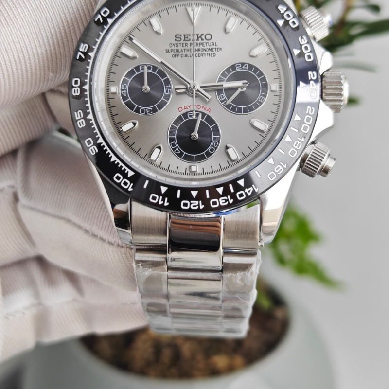 Seitona “Grey” – 40mm Hybrid Chronograph Watch