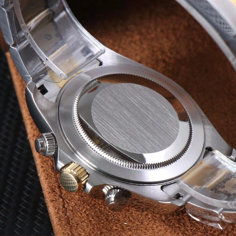 Seitona “White Two-Tone” – 40mm Hybrid Chronograph Watch