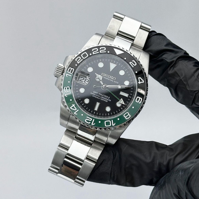 GMTeiko Master II "Sprite" Lefty – 40mm Automatic GMT Watch