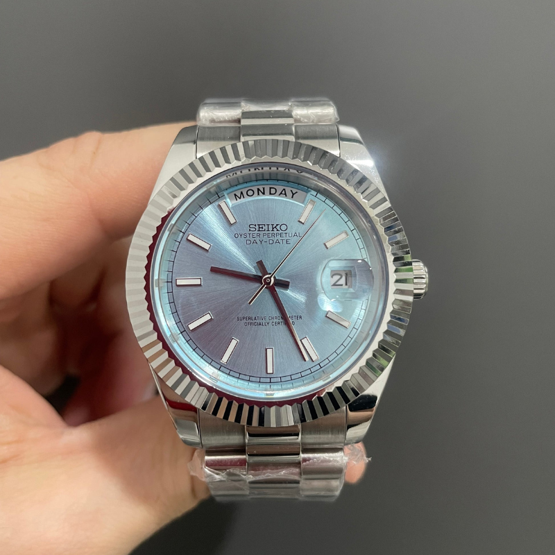 Seikodate "Ice Blue" – 39mm Automatic Watch