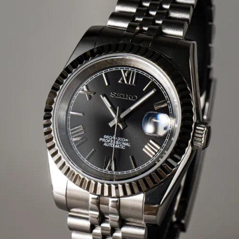 Seikojust "Black Roman" – 36/39mm Automatic Watch