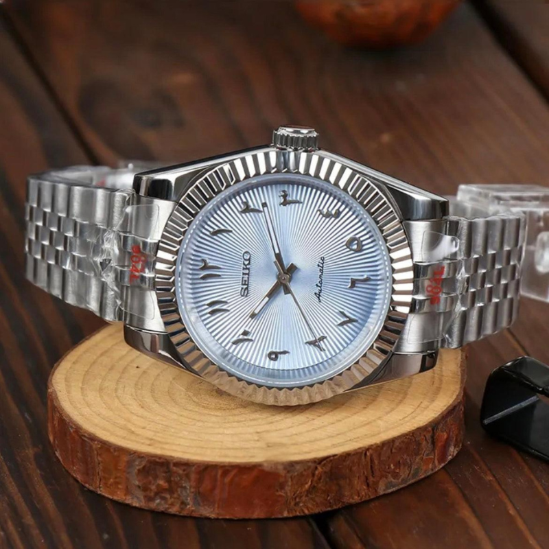 Seikojust "Gradient Blue Arabic" – 36/39mm Automatic Watch