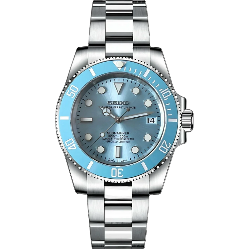 Seikomariner “Sky Blue” – 40mm Automatic Watch