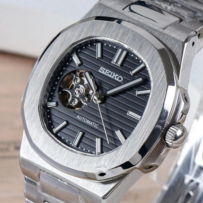 Nautiko “Openheart” Black – 41mm Automatic Watch