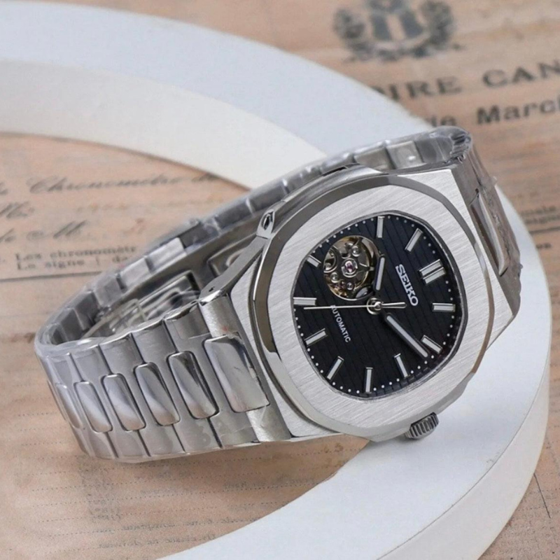 Nautiko “Openheart” Black – 41mm Automatic Watch