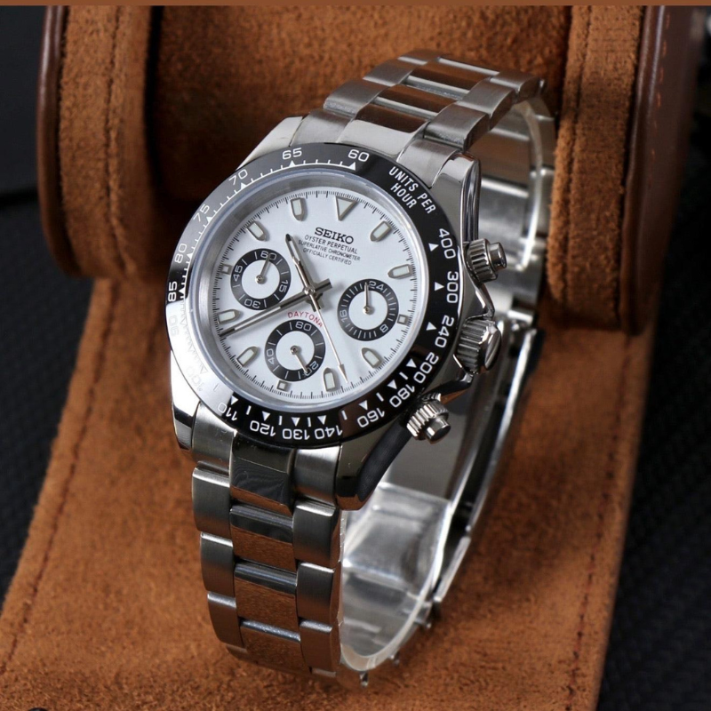 Seitona “Panda” – 40mm Hybrid Chronograph Watch