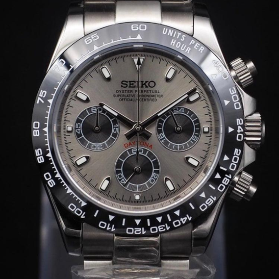 Seitona “Grey” – 40mm Hybrid Chronograph Watch