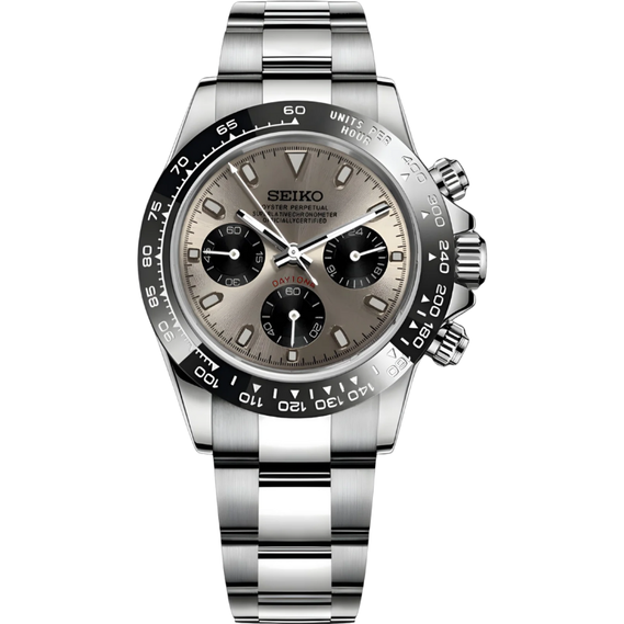 Seitona “Grey” – 40mm Hybrid Chronograph Watch