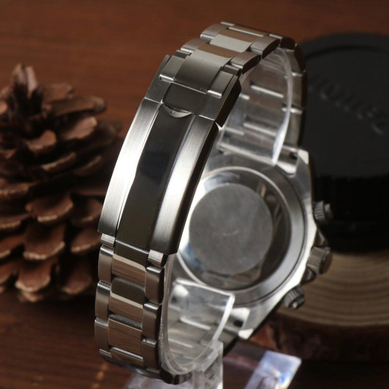 Seitona “Silver & Green” – 40mm Hybrid Chronograph Watch