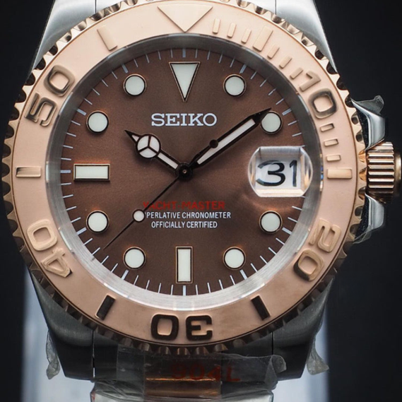 Yacht Masteiko "Rose Gold & Brown" – 40mm Automatic Watch