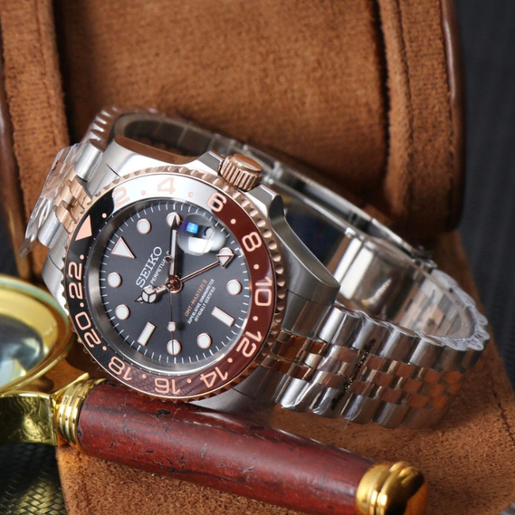 GMTeiko Master II “Root Beer” – 40mm Automatic GMT Watch