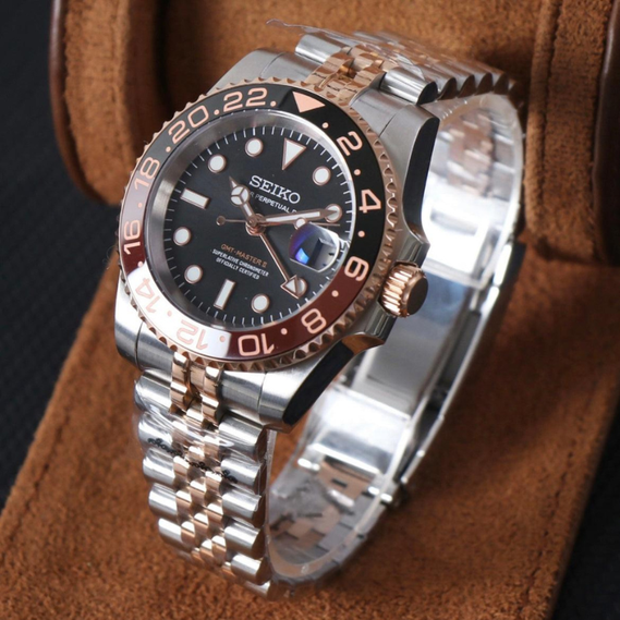 GMTeiko Master II “Root Beer” – 40mm Automatic GMT Watch