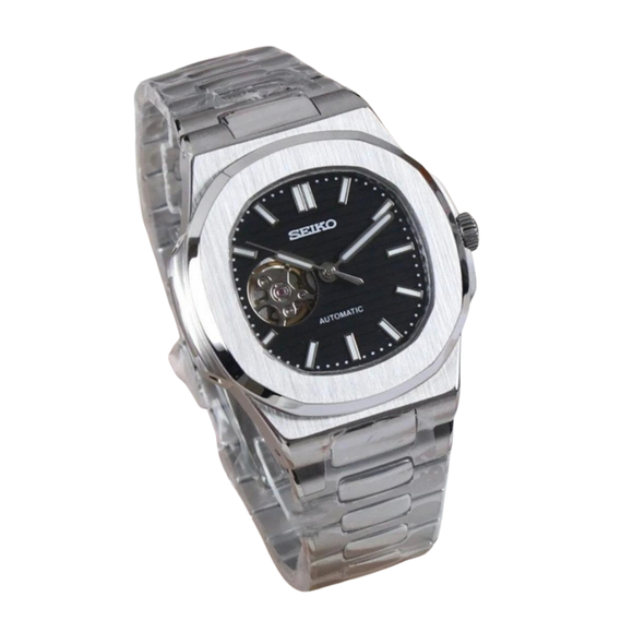 Nautiko “Openheart” Black – 41mm Automatic Watch