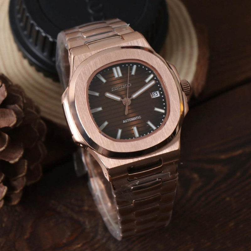 Nautiko “Rose Gold & Chocolate” – 41mm Automatic Watch