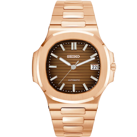 Nautiko “Rose Gold & Chocolate” – 41mm Automatic Watch