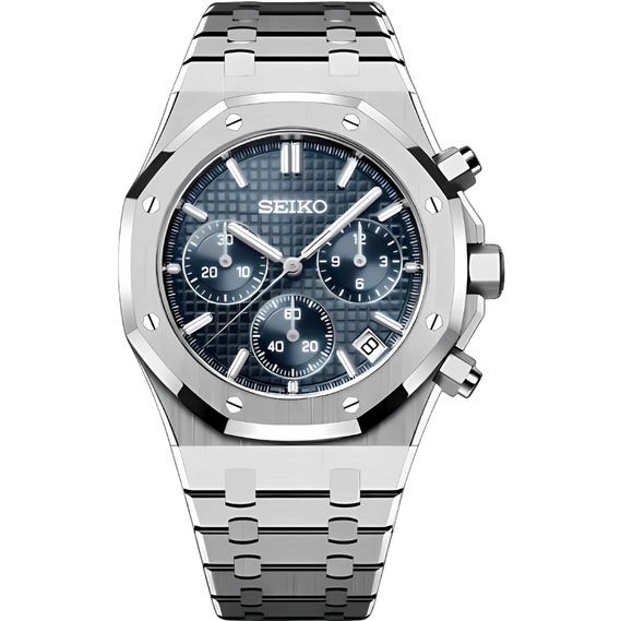 Royal Seikoak “Navy Chronograph” – 41mm Hybrid Automatic Watch