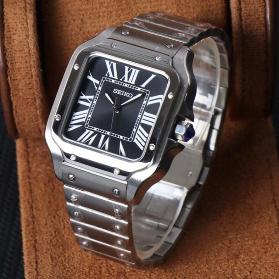 Santeiko "Black" – 38mm Automatic Watch