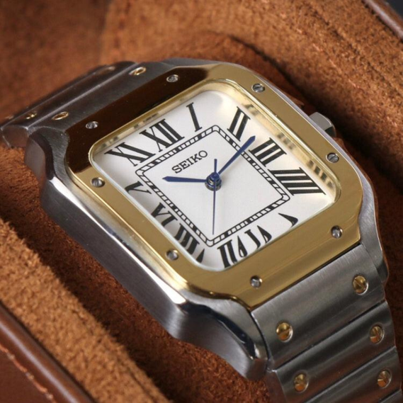 Santeiko "Silver & Gold" – 38mm Automatic Watch