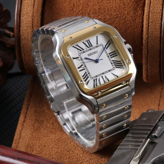Santeiko "Silver & Gold" – 38mm Automatic Watch