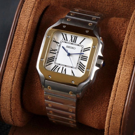 Santeiko "Silver & Gold" – 38mm Automatic Watch