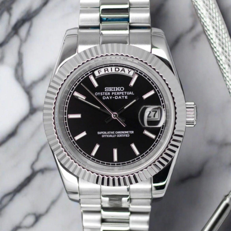 Seikodate "Black" – 39mm Automatic Watch