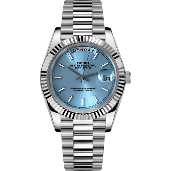 Seikodate "Ice Blue" – 39mm Automatic Watch