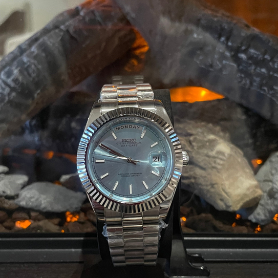 Seikodate "Ice Blue" – 39mm Automatic Watch