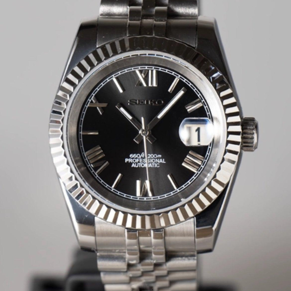 Seikojust "Black Roman" – 36/39mm Automatic Watch