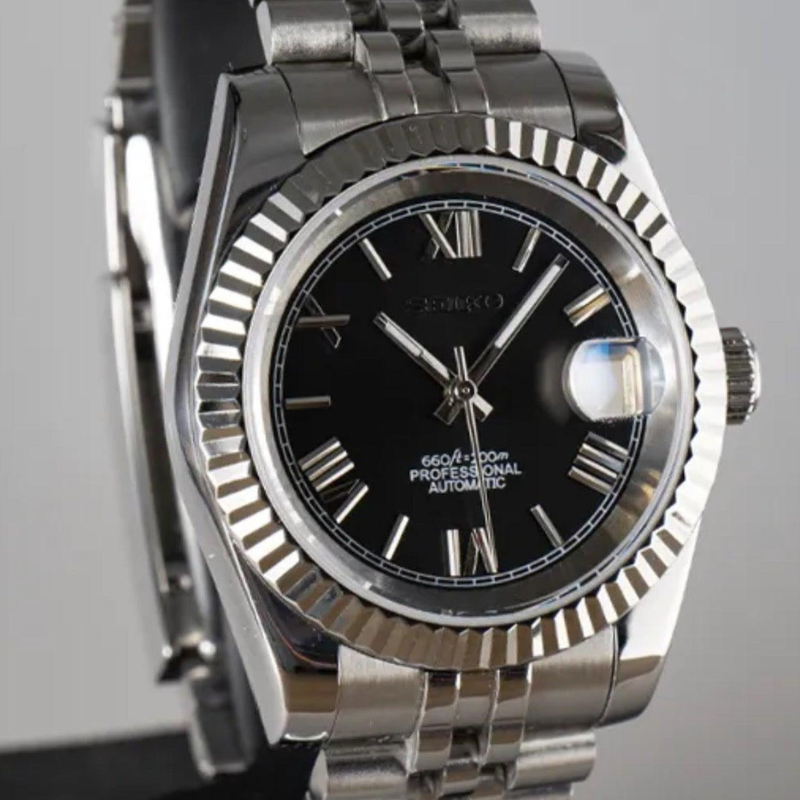 Seikojust "Black Roman" – 36/39mm Automatic Watch