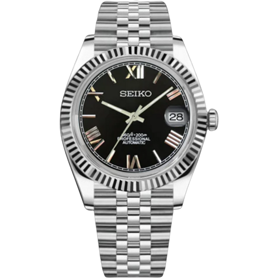 Seikojust "Black Roman" – 36/39mm Automatic Watch