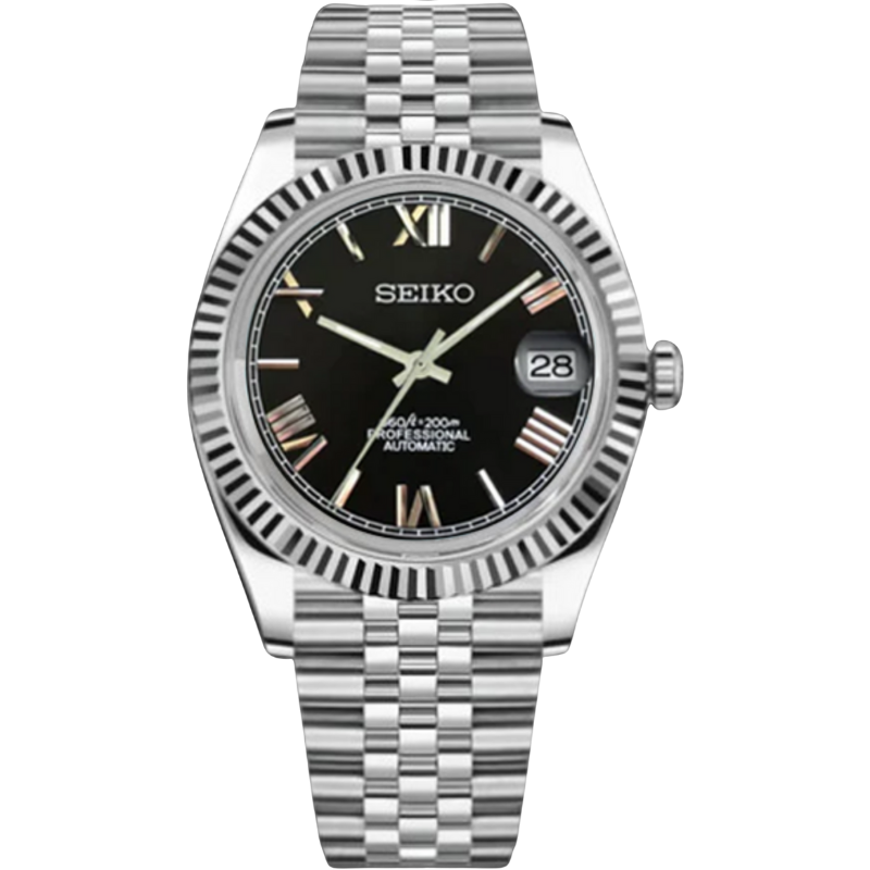 Seikojust "Black Roman" – 36/39mm Automatic Watch