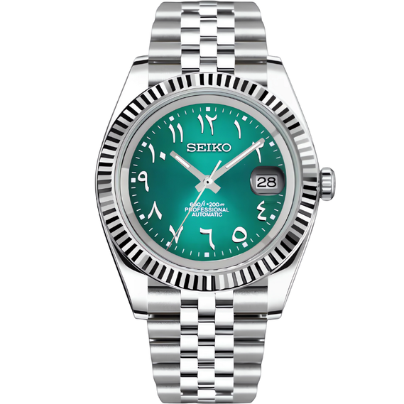Seikojust "Green Roman" – 36/39mm Automatic Watch