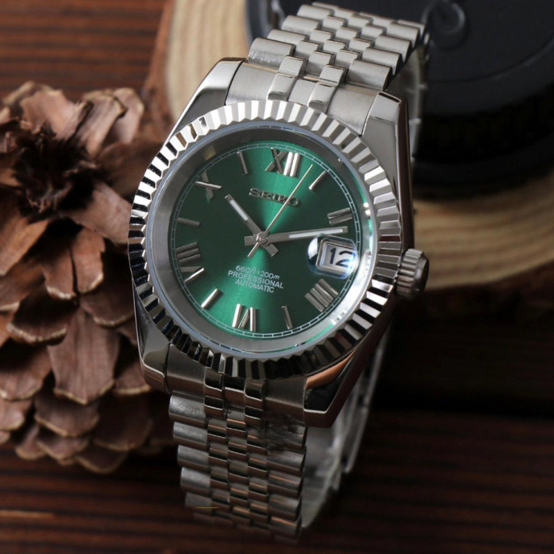 Seikojust "Green Roman" – 36/39mm Automatic Watch