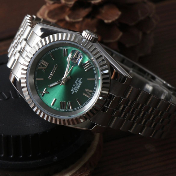 Seikojust "Green Roman" – 36/39mm Automatic Watch