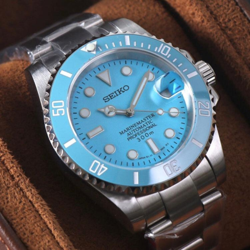 Seikomariner “Sky Blue” – 40mm Automatic Watch