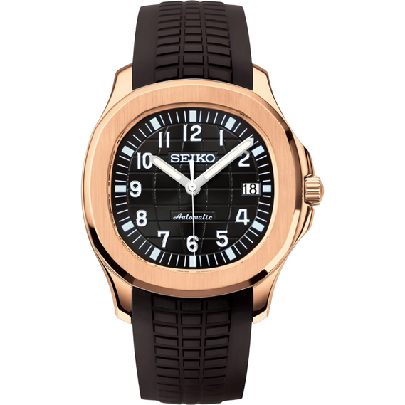 Seikonaut “Rose Gold &amp; Black” – 41mm Automatic Watch
