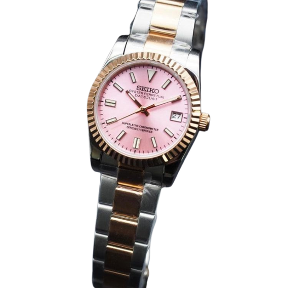 Seikojust “Pink” Two-Tones – 36mm / 39mm Automatic Watch